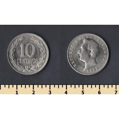 Сальвадор 10 сентаво 1985