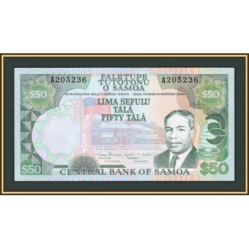 Самоа 50 тала 1990 P-29 (29a)  UNC-
