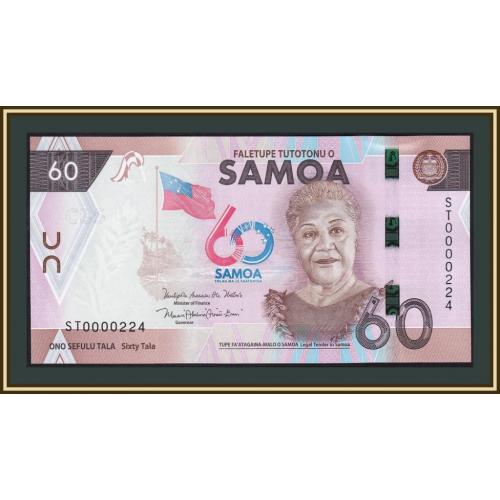 Самоа 60 тала 2023 P-46 UNC Новинка!