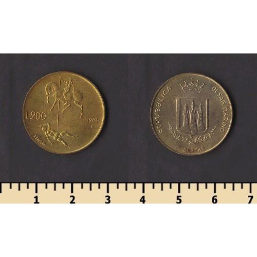 Сан-Марино 200 лир 1983