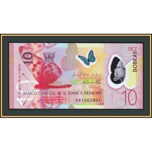 Сан-Томе и Принсипи 10 добра 2016 (2018) P-71 (71a) UNC