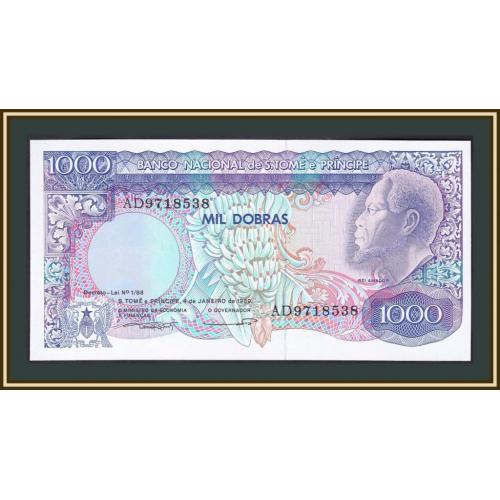 Сан-Томе и Принсипи 1000 добра 1989 P-62 UNC