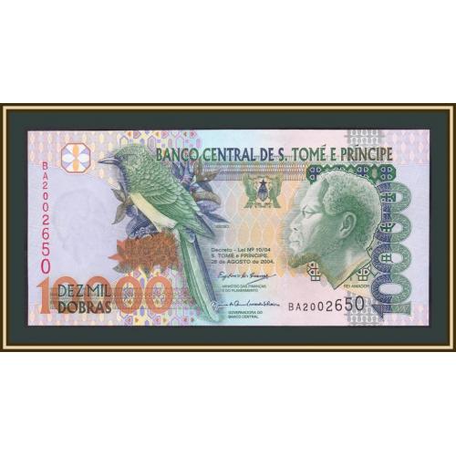 Сан-Томе и Принсипи 10000 добра 2004 P-66 (66c) UNC