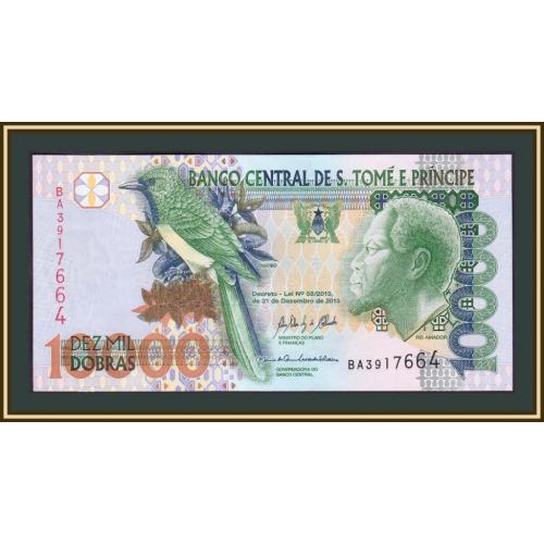 Сан-Томе и Принсипи 10000 добра 2013 P-66 (66d) UNC