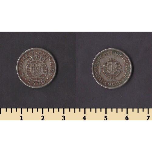 Сан-Томе и Принсипи 2 1/2 эскудо 1962