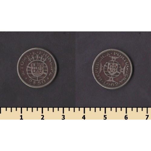 Сан-Томе и Принсипи 2 1/2 эскудо 1962