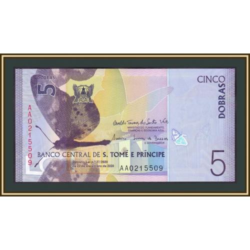 Сан-Томе и Принсипи 5 добра 2020 (2021) P-76 UNC