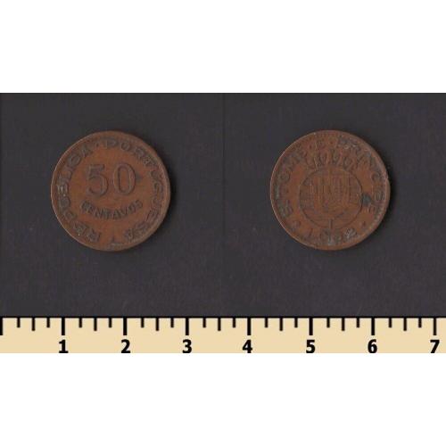 Сан-Томе и Принсипи 50 сентаво 1962