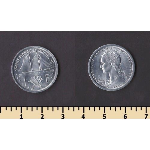 Сен-Пьер и Микелон о-ва 1 франк 1948