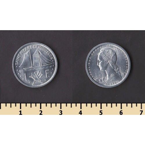 Сен-Пьер и Микелон о-ва 1 франк 1948
