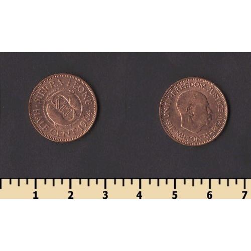 Сьерра-Леоне 1/2 цента 1964