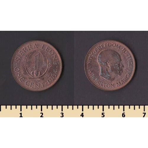 Сьерра-Леоне 1 цент 1964