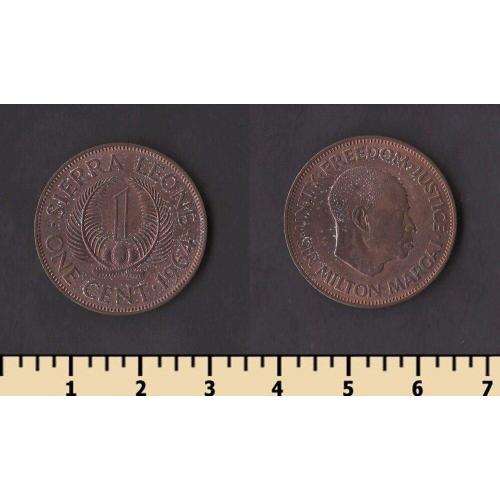 Сьерра-Леоне 1 цент 1964