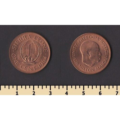 Сьерра-Леоне 1 цент 1964