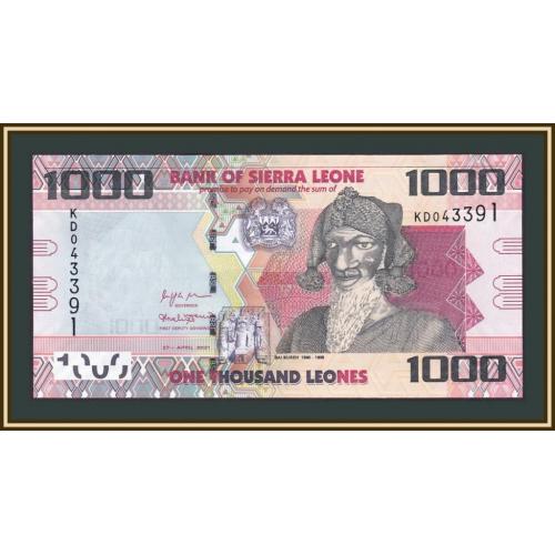 Сьерра-Леоне 1000 леоне 2021 P-30 (30f) UNC