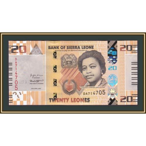 Сьерра-Леоне 20 леоне 2022 P-38 UNC
