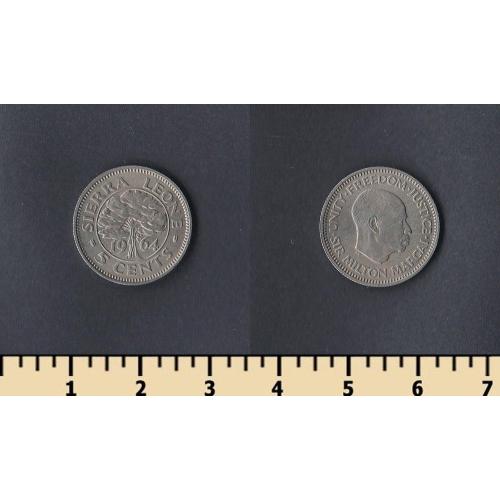 Сьерра-Леоне 5 центов 1964