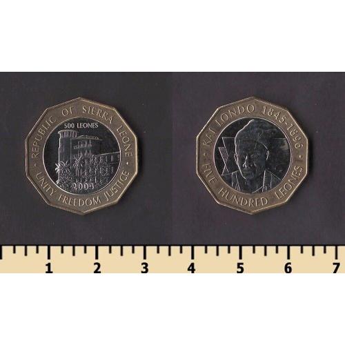 Сьерра-Леоне 500 леоне 2004