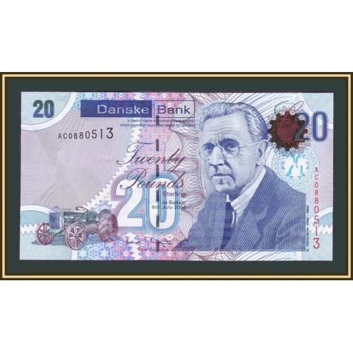Северная Ирландия 20 фунтов 2016 P-213 (213b) UNC