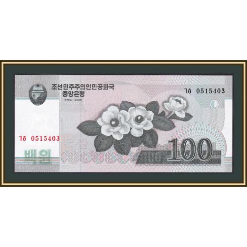 Северная Корея 100 вон 2008 (2009) P-61 (61a) UNC