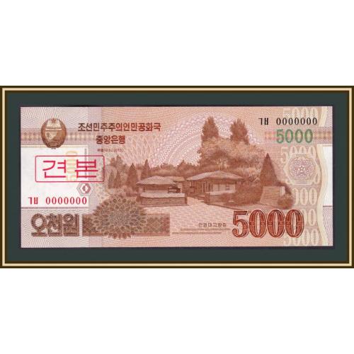 Северная Корея 5000 вон 2013 P-67 (67s) UNC