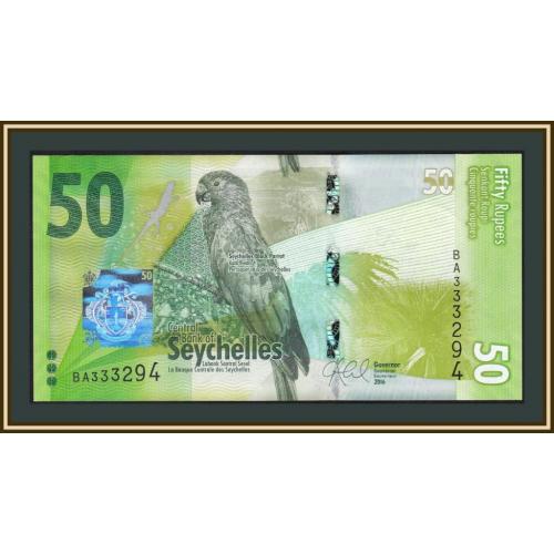 Сейшельские о-ва (Сейшелы) 50 рупий 2016 P-49 (49a) UNC