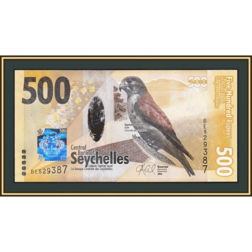 Сейшельские о-ва (Сейшелы) 500 рупий 2016 P-51 (51a) UNC