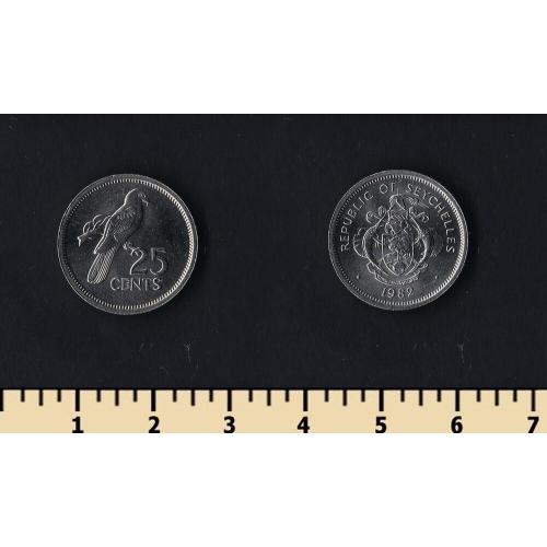 Сейшельские острова 25 центов 1982