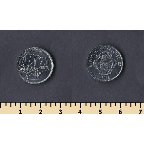 Сейшельские острова 25 центов 2016