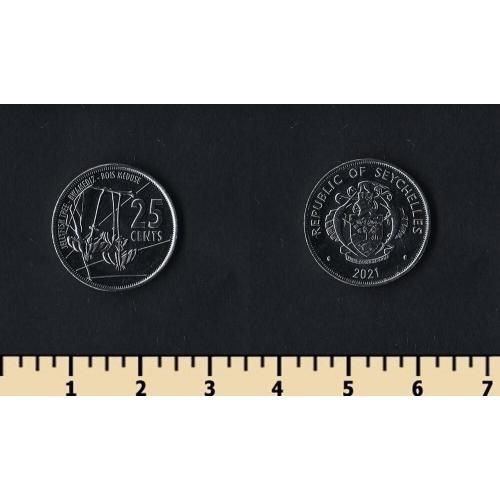 Сейшельские острова 25 центов 2021