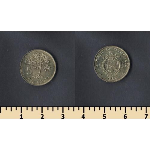 Сейшельские острова 5 центов 1982