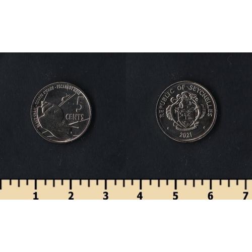 Сейшельские острова 5 центов 2021