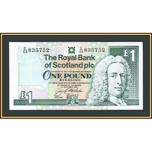 Шотландия 1 фунт 1997 P-351 (351c) UNC
