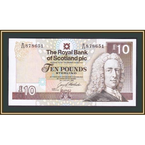 Шотландия 10 фунтов 1992 P-353 (353a.1) UNC