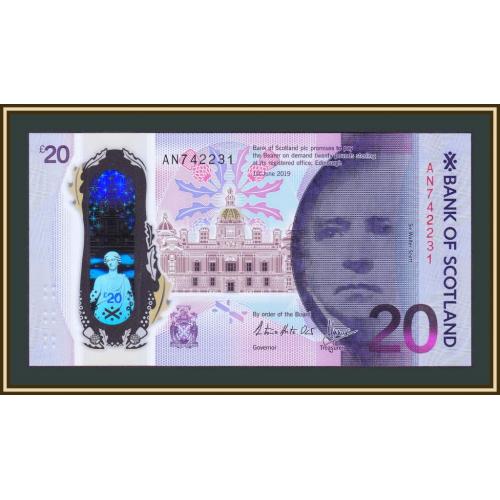 Шотландия 20 фунтов 2019 (2020) P-132 (132a) UNC