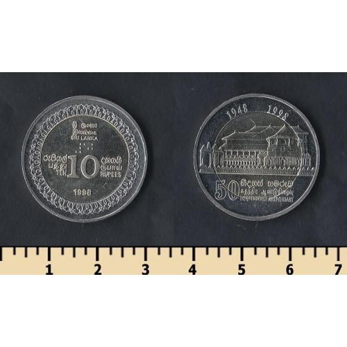 Шри Ланка 10 рупий 1998