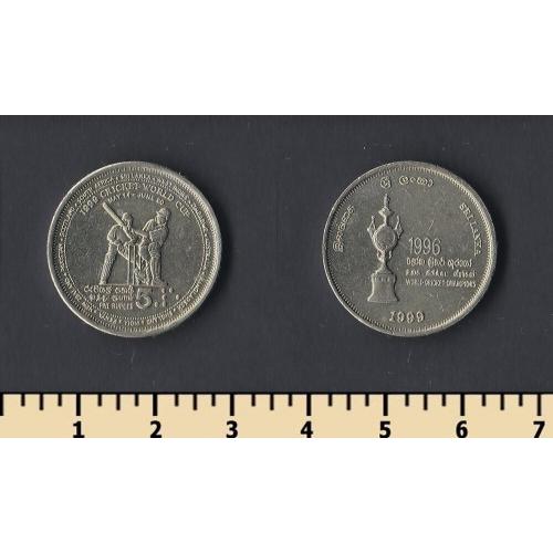 Шри-Ланка 5 рупий 1999