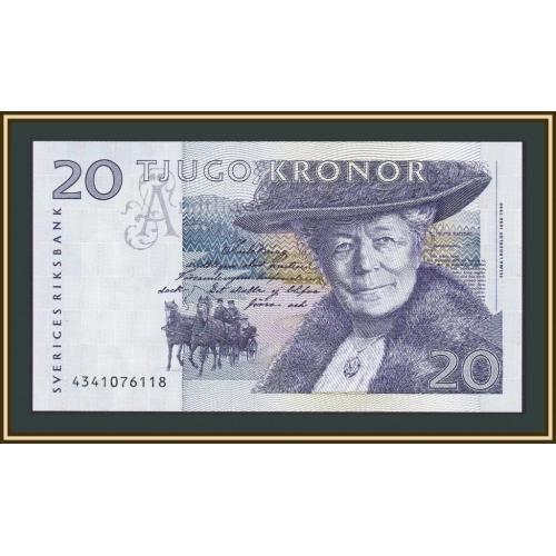 Швеция 20 крон 1994 P-61 (61b) UNC