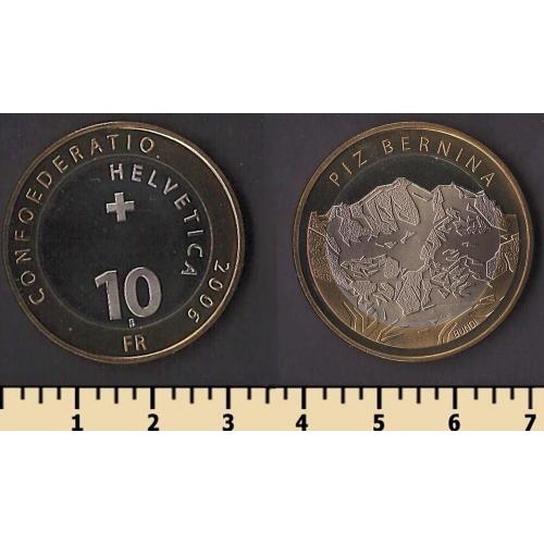 Швейцария 10 франков 2006