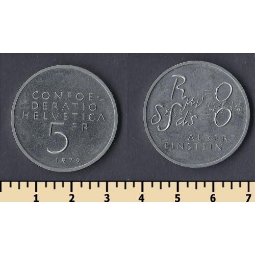 Швейцария 5 франков 1979