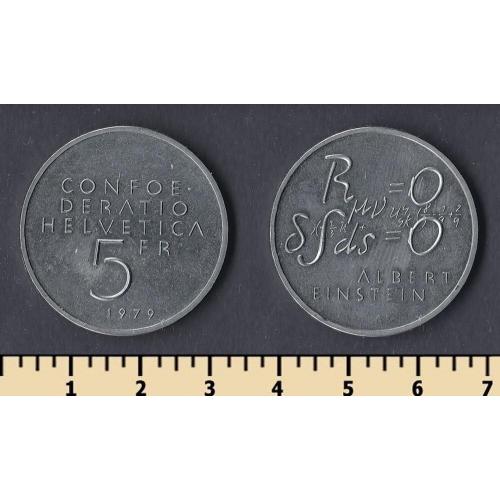 Швейцария 5 франков 1979