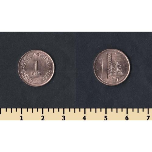 Сингапур 1 цент 1982