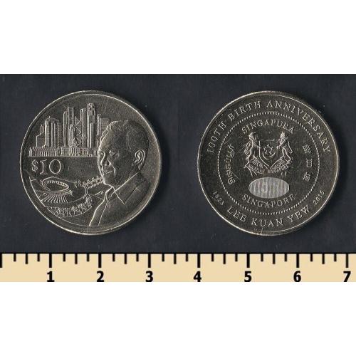 Сингапур 10 долларов 2023