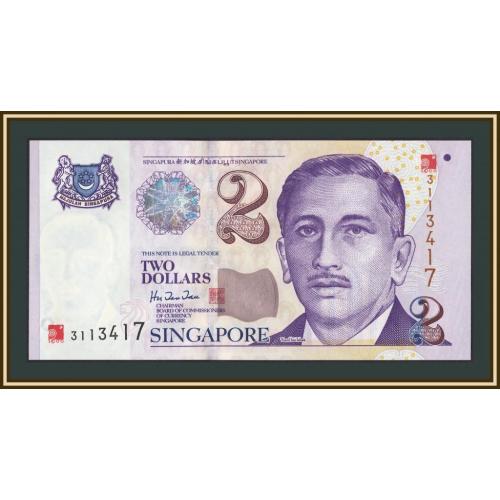 Сингапур 2 доллара 2000 P-45 UNC