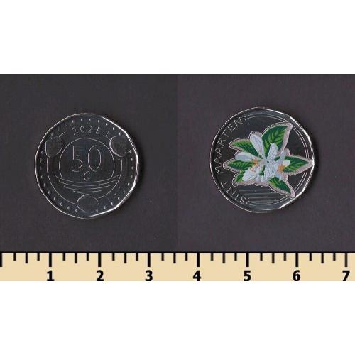 Синт-Мартен острова 50 центов 2025