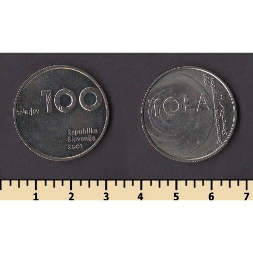 Словения 100 толаров 2001