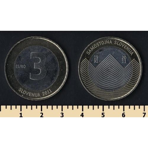 Словения 3 евро 2011