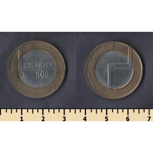 Словения 500 толаров 2003