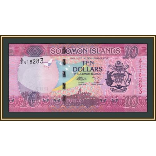 Соломоновы о-ва 10 долларов 2017 P-33 (33a.2) UNC
