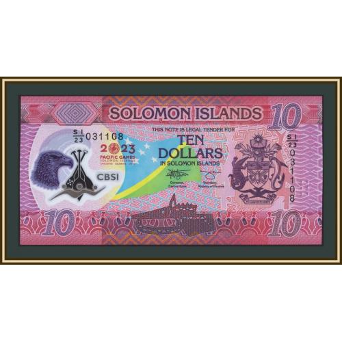 Соломоновы о-ва 10 долларов 2023 P-39 (39a) UNC